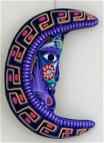 Crescent Moon Christmas Ornament